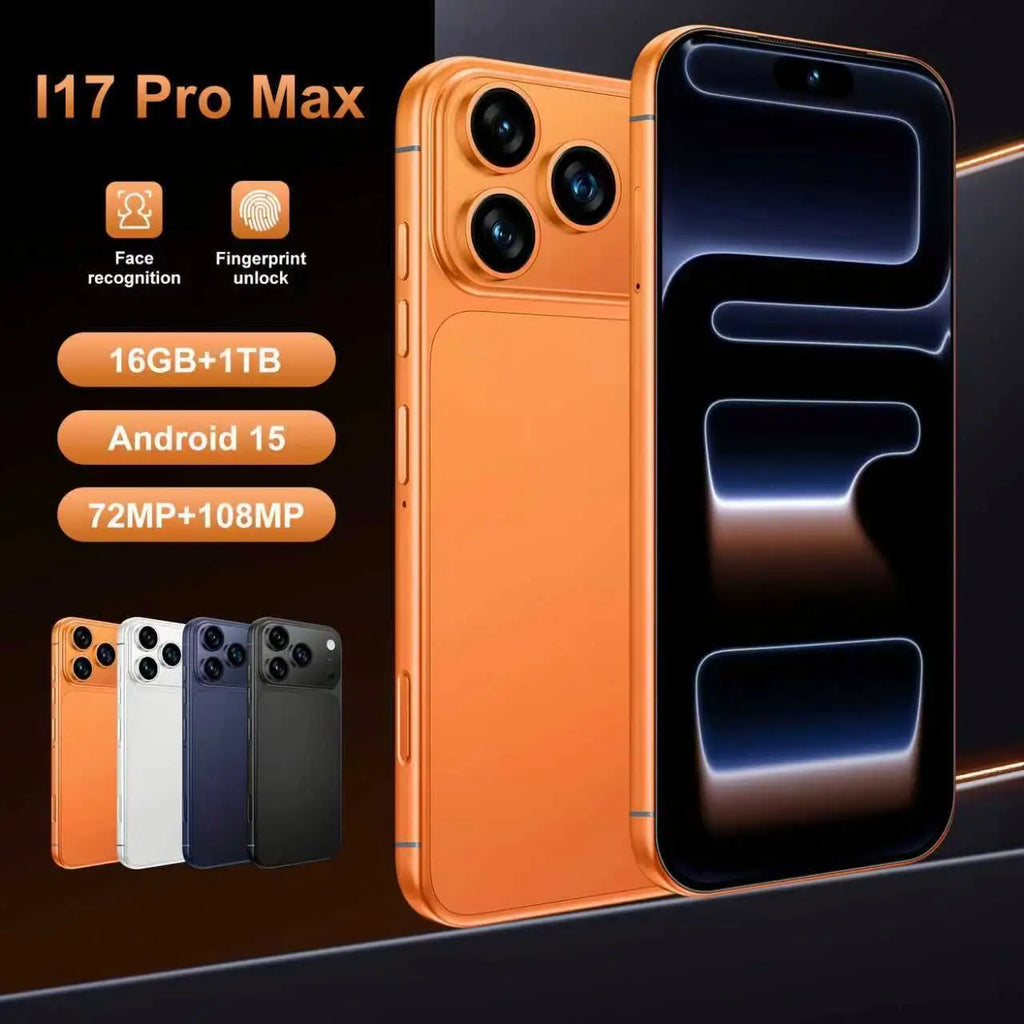 iPhone 17 Pro Max 1TB 5G Smartphone - 16GB RAM Unlocked Tidesmit