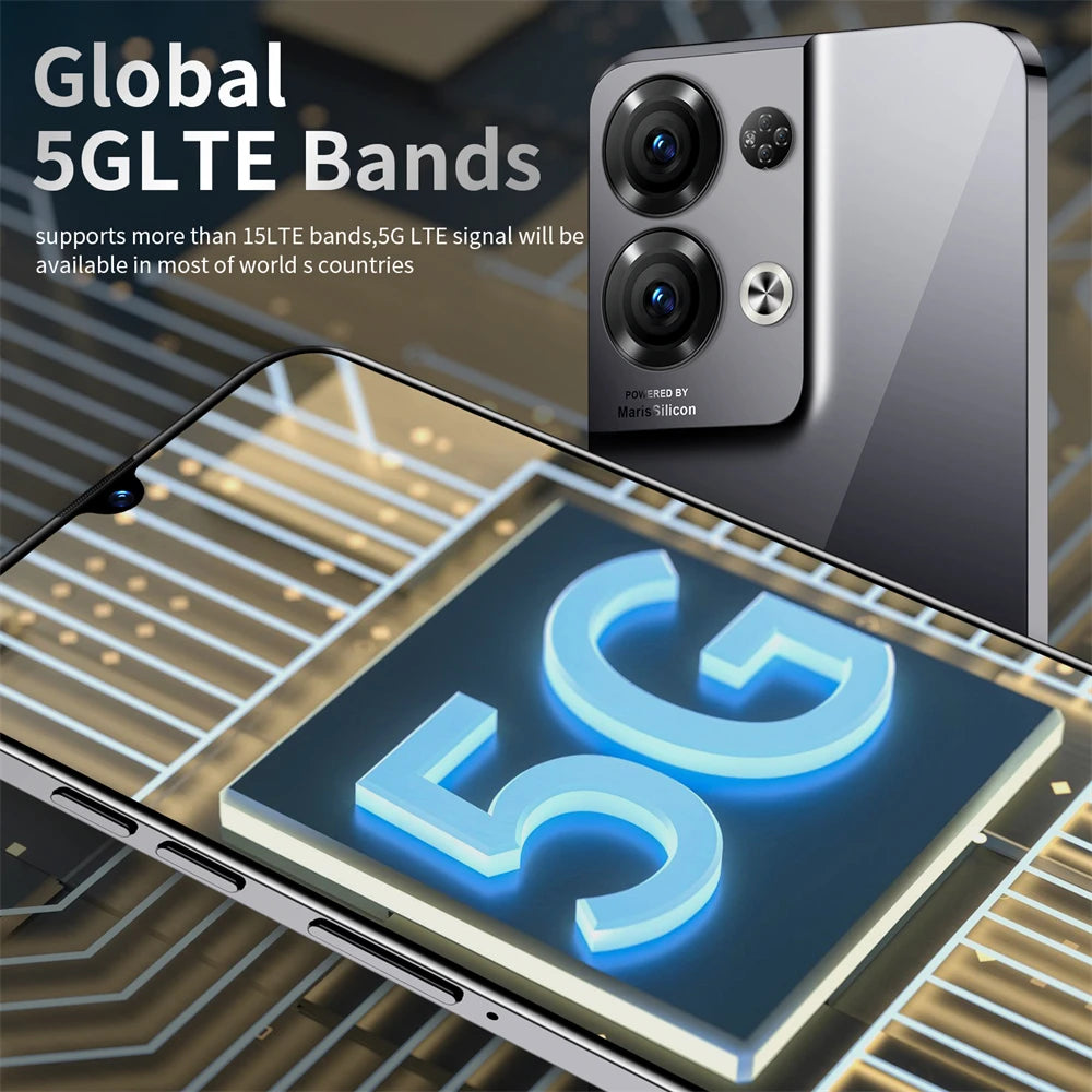 Oneplus 10 Pro 5g Smartphone Supervoo AndroidSmartphone Original 5000mah 6.7 Inch 5000amh Smart Phone TFT Reno 9 Pro 5g Tidesmit