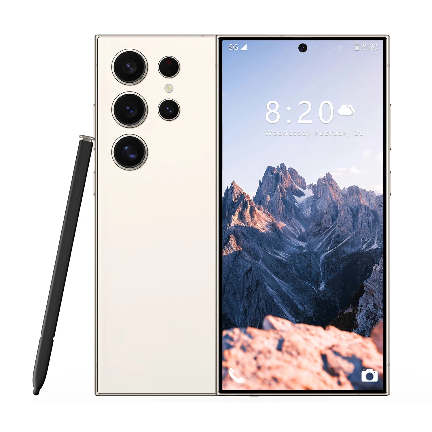 S24 Ultra 5G Smartphone 1TB 16GB RAM 7.3 Inch AMOLED Display White 16g Tidesmit