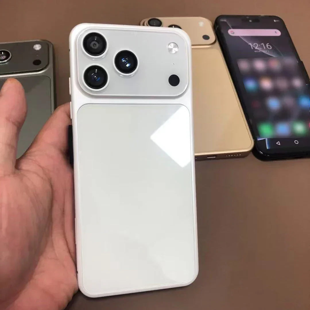 17 Pro Max Flagship Phone 5G 12GB 512GB 108MP Camera 6.8" AMOLED 6800mAh Fast Charge Unlocked Global Silver 16g Tidesmit