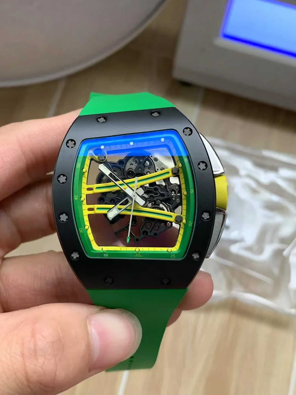 Watch Automatic Mechanical Men Watch Luxury Skeleton Waterproof Fashion Sports High Quality Classic Watch