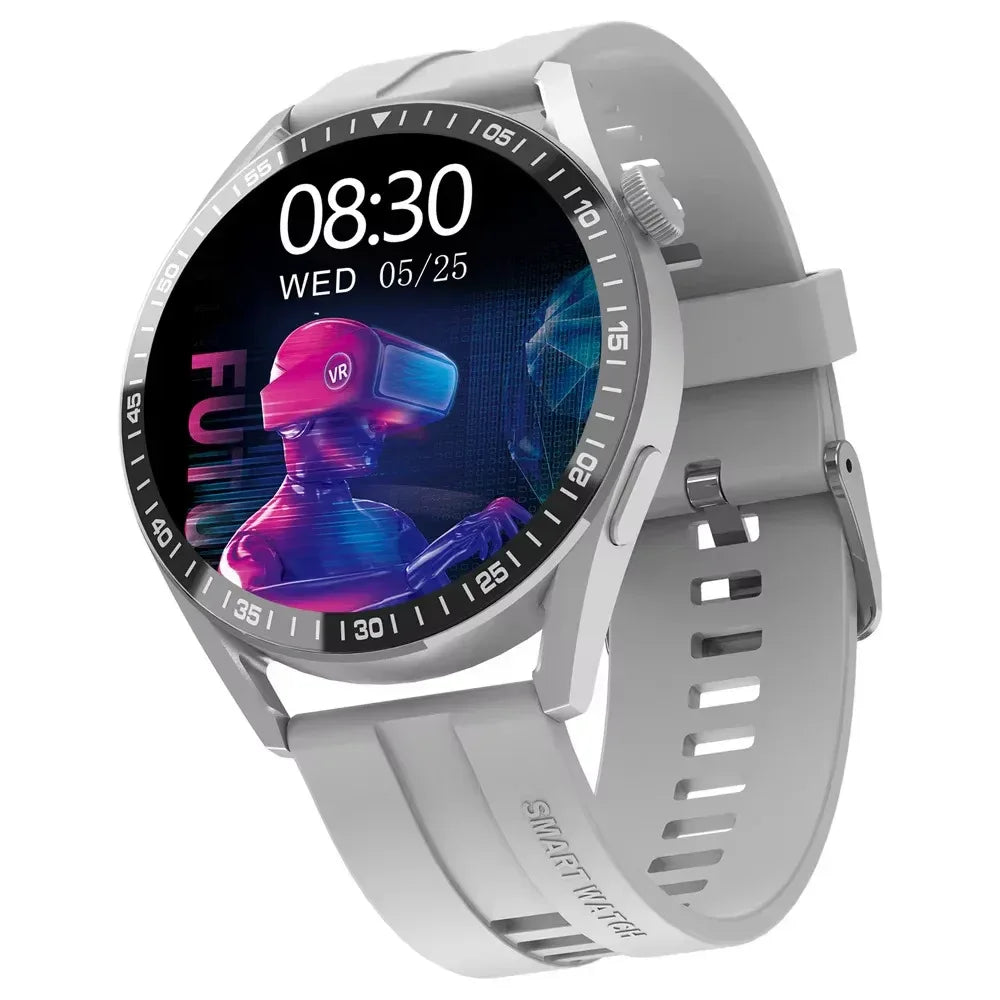 2025 WH8-B Smart Watch AMOLED Silica Gel Heart Rate Monitoring Multi-Sport Modes BT Calling DIY Dial-Activity Fitness Tracker - Tidesmit