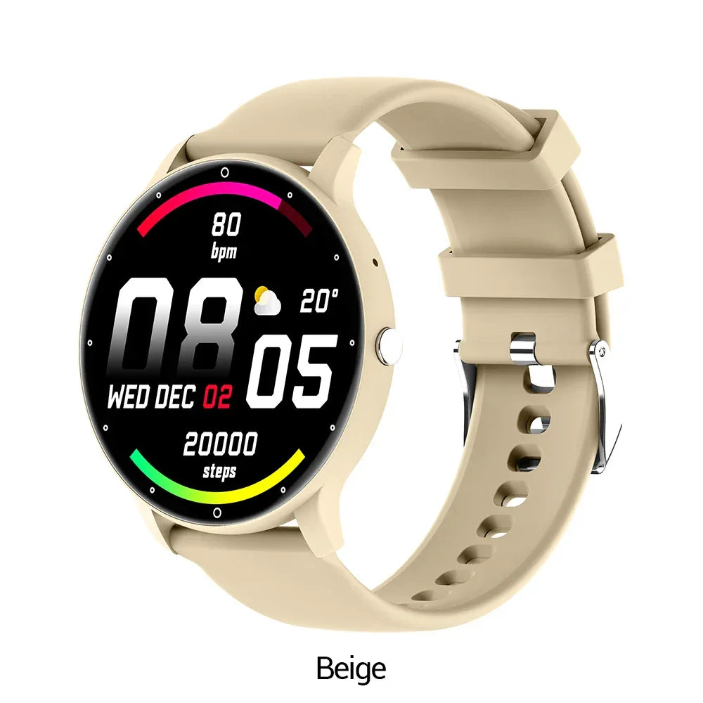 Fitness Sport Smart Watch Touch Screen Heart Rate Blood Pressure Health Monitoring Smartwatch for Men Women - Tidesmit