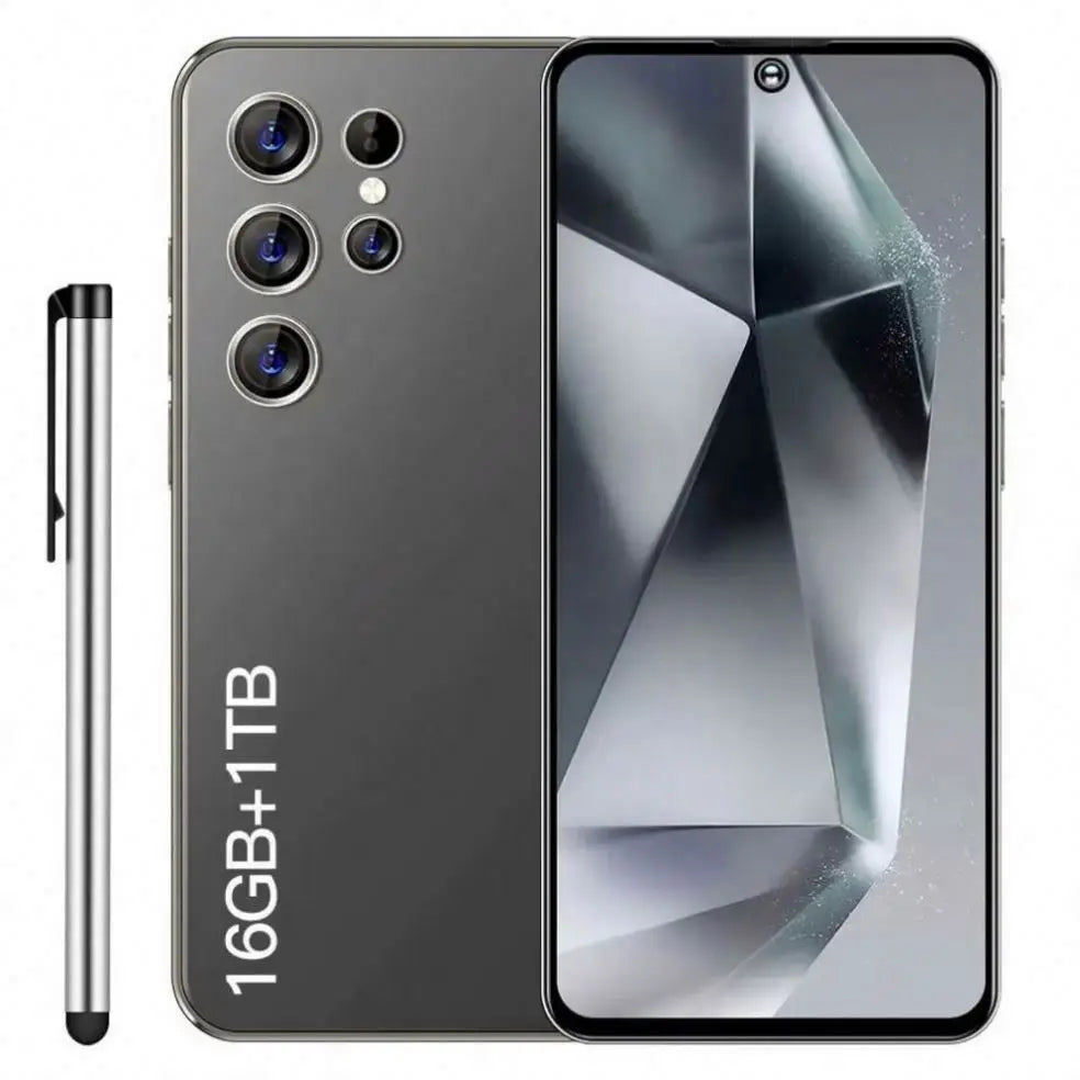 S25 Ultra 5G Smartphone, 1TB Storage, 16GB RAM - Gold Tidesmit