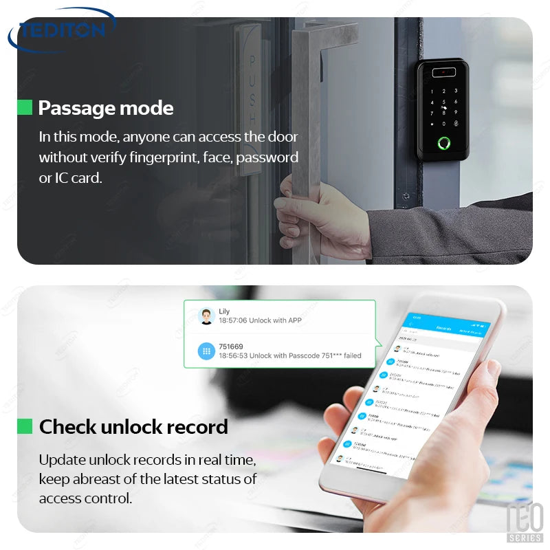 Waterproof Other Access Control Products Keypad Biometric Door Access Control Security Kit Nfc Rfid Card Access Control System Tidesmit
