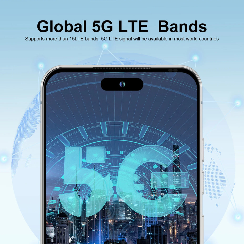 Android 5G Smartphone, 7.3-inch Display, 16GB RAM, 1TB Storage Tidesmit
