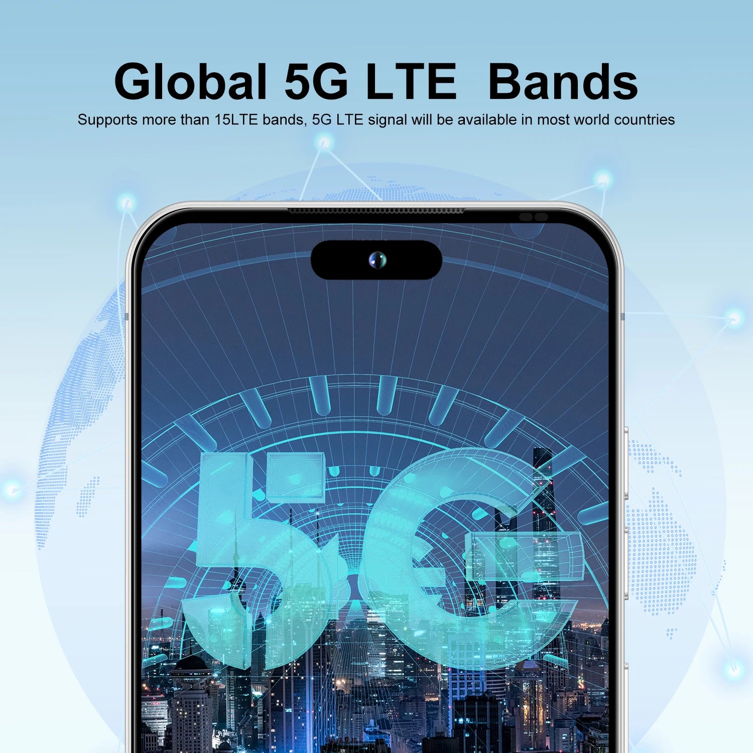 Tidesmit 5G Smartphone, 7.3 Inch AMOLED, 16GB RAM, 1TB Storage, Dual SIM Tidesmit