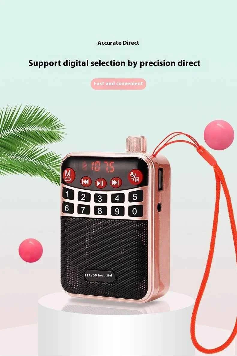 M-39 Portable for Bluetooth Card Speaker with Flashlight Function Wholesale Radio for Seniors Singing Opera Storytelling My Store