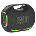 ZEALOT ZE21 250W Portable Speaker IPX7 Waterproof Outdoor Speaker Party Subwoofer Exlarge All-Round Bass RGB/TWS/TF/AUX/EQ Black My Store