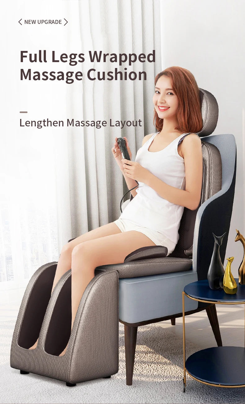 Full Body Electric Massager - Deep Tissue Heat Therapy Cushion Massage Chairs Tidesmit