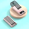 Power bank charger-Dual USB 10000mah PowerBank Fast Charge Built-In Cable 5000mah Plastic Digital LED Display Portable for Mobile Phones Micro USB 3000mah-50000mah Pink Tidesmit