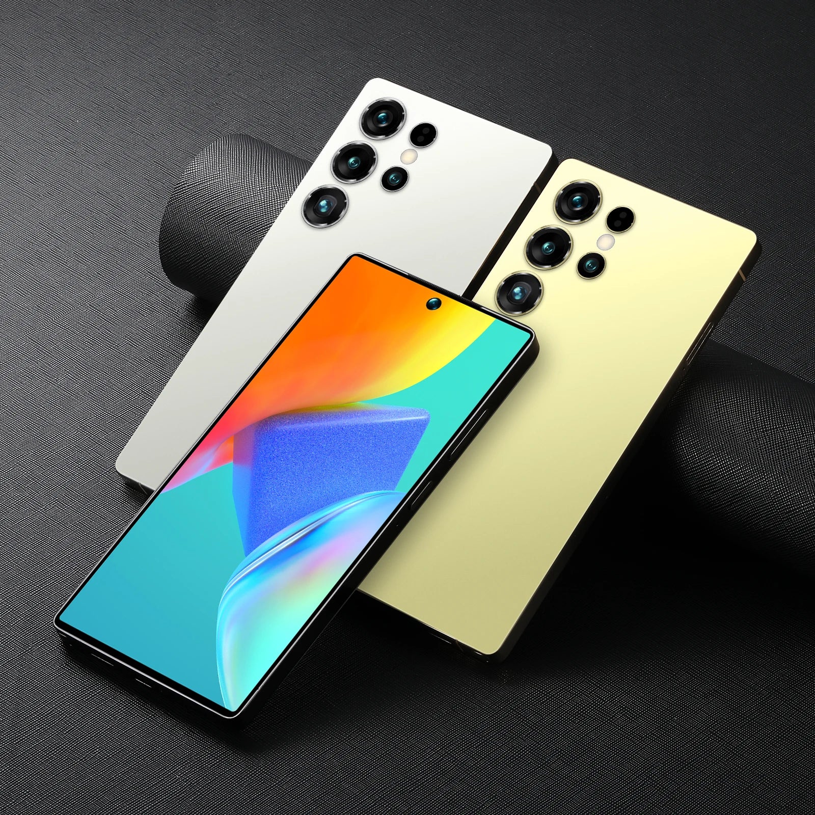 ULTRA 5G S25 EU Global Version Smartphone with 7.3 Inch HD Screen 12GB+512GB RAM 108MP Rear Camera Dual SIM for Gaming Used