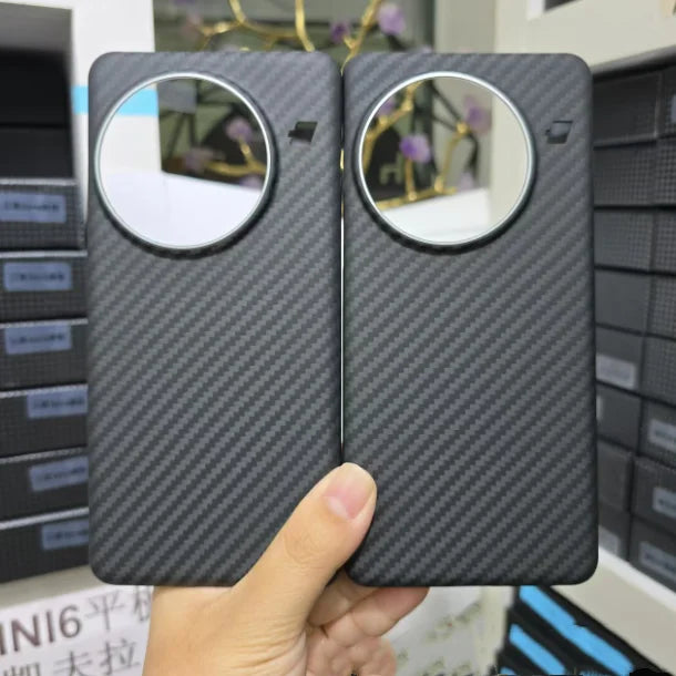 High Quality Custom Phone Shell Ultra-Thin Aramid Fiber Mobile Phone Cases for oneplus 13 case mobile phone case metal ring big hole coarse grain matte black OPP Bag case for 1+ Oneplus 13 Tidesmit