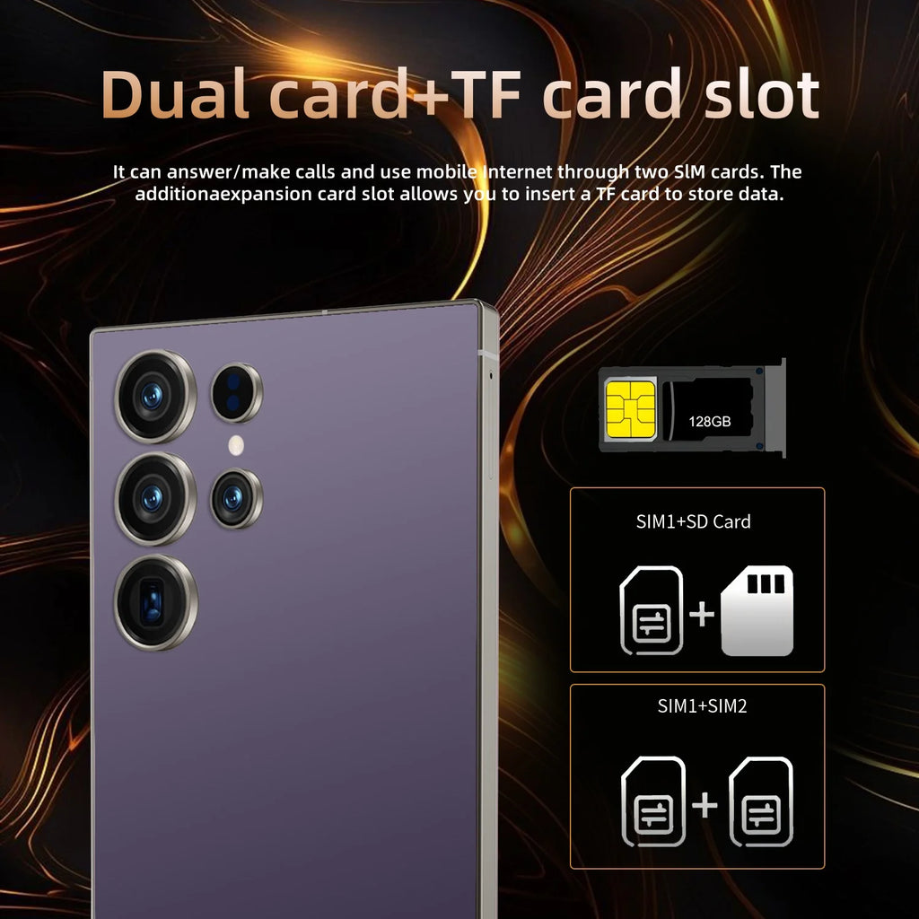 New S25 Ultra 22GB+2TB S25 Ultra Smartphones Big Screen S25 Ultra 5G Dual SIM Cellphone Mobile Phone Cheap Smart Phone Tidesmit