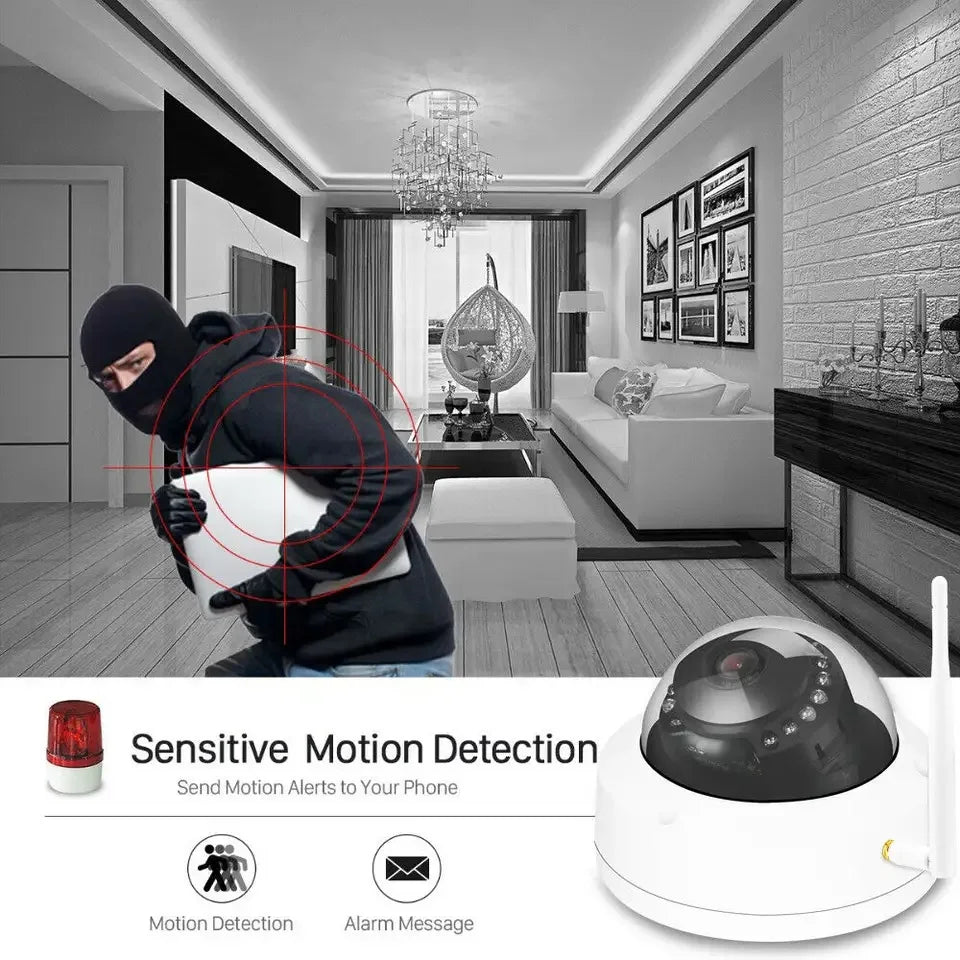 ICsee Sunisee 5mp Outdoor Wifi Camera AI Smart Home Indoor Dome Vandal Proof Tuya Smart App Wireless Security Camera Tidesmit