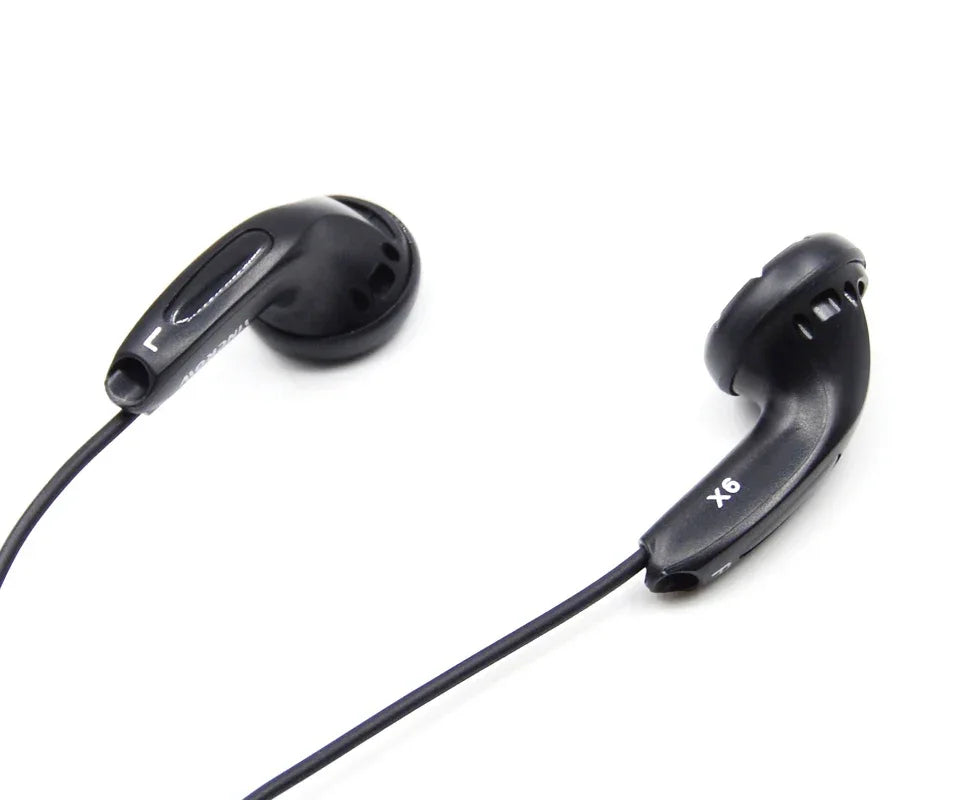 Wired HiFi Earbuds with Mic – Tidesmit Flat Head In-Ear Headphones Tidesmit