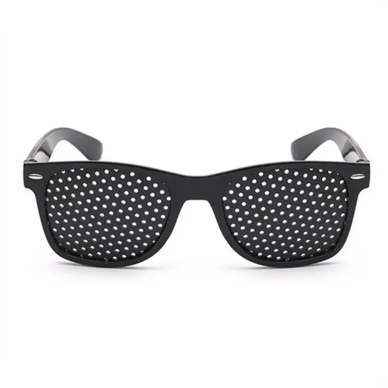 Pinhole Glasses for Natural Vision Training - Durable Black Frame 1pc China Mainland Tidesmit