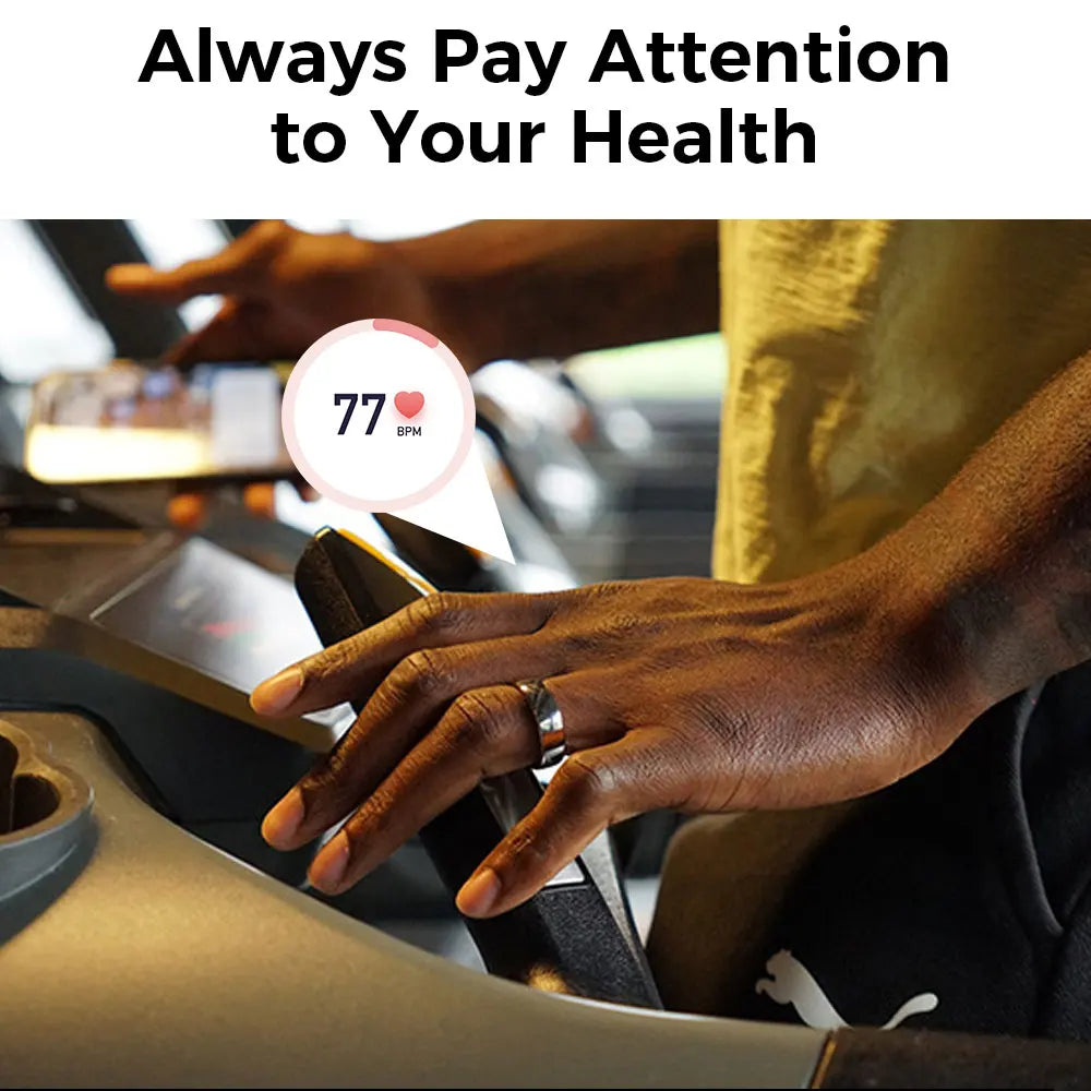 VALDUS VR11 Men Women Sleep Heart Rate Monitor Fitness Tracker Health Smart Ring Tidesmit