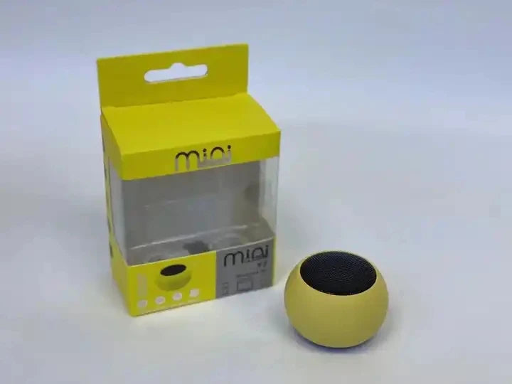 Macarons Portable Y3 M3 Micro Usb Colorful Wireless Speakers Subwoofer Round BT Mini Small Size Outdoor Speaker for Mobile Phone Yellow My Store