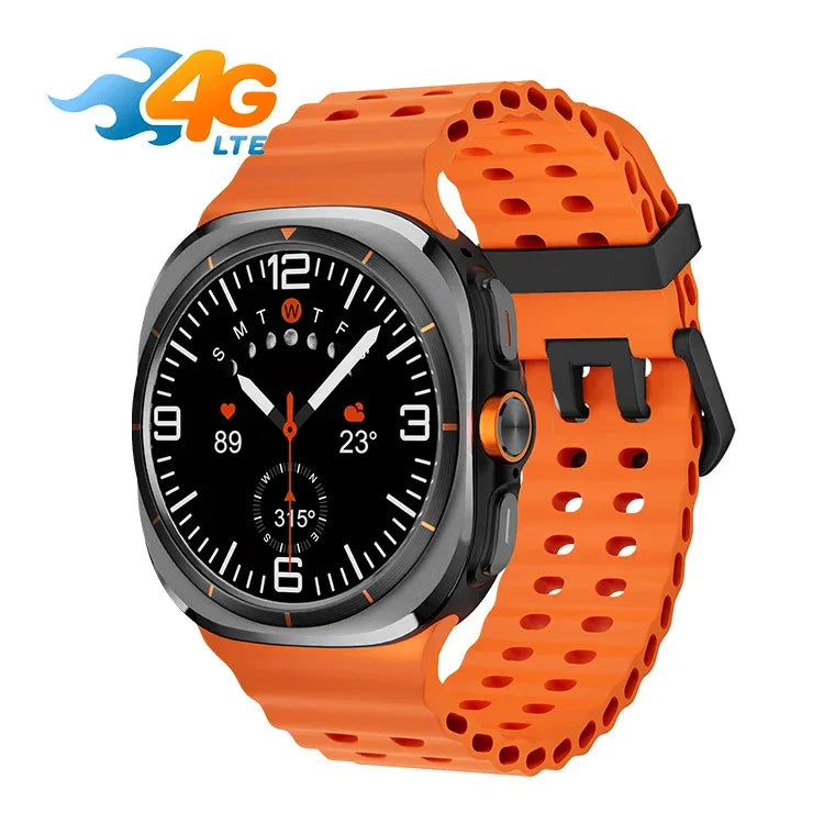 New Arrivals U8 ULTRA AMOLED WIFI Smart Watch 1.508 Inch 480*480 3GB+32GB 4G Dual System Android Smartwatch - Tidesmit