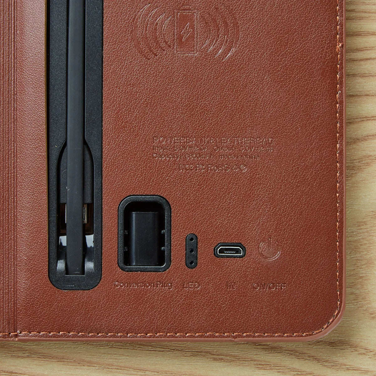 Power bank charger-Unique Ideas Christmas Promotional Gifts Portable Wireless Charging Power Bank Wallet with Card Pocket for Men and Women Tidesmit