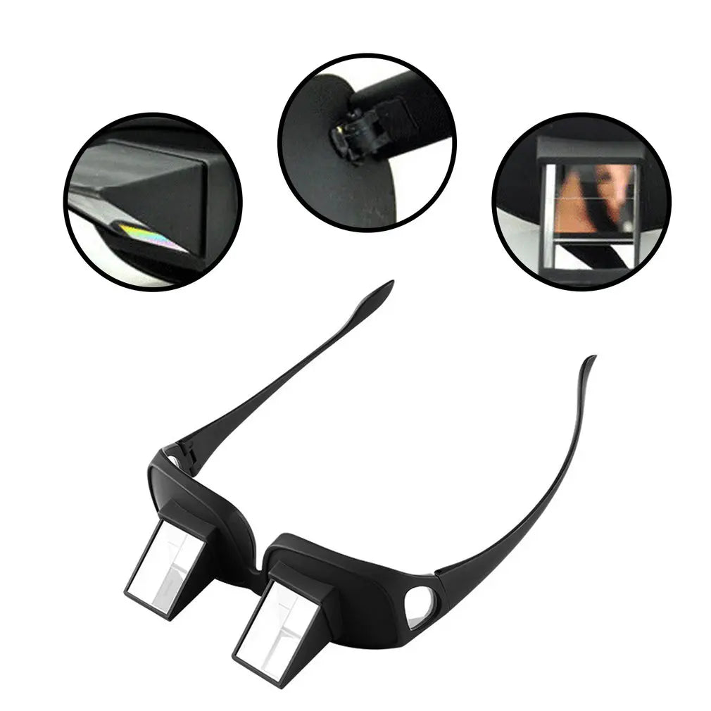 Horizontal Reading Glasses | Prism Bed Spectacles - Tidesmit Tidesmit