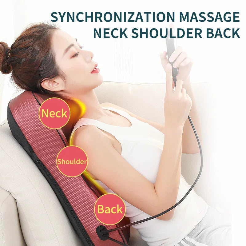 Full Body Electric Massager with Deep Tissue Heat Therapy by Tidesmit Body Shaping Massage Equipment Tidesmit