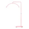 Fosoto Y9II Floor Lamp Half Moon Ring Lamp With Phone Clip LED Lash Light for Eyelash Beauty Tattoo Photography Lighting 40w Pink Tidesmit