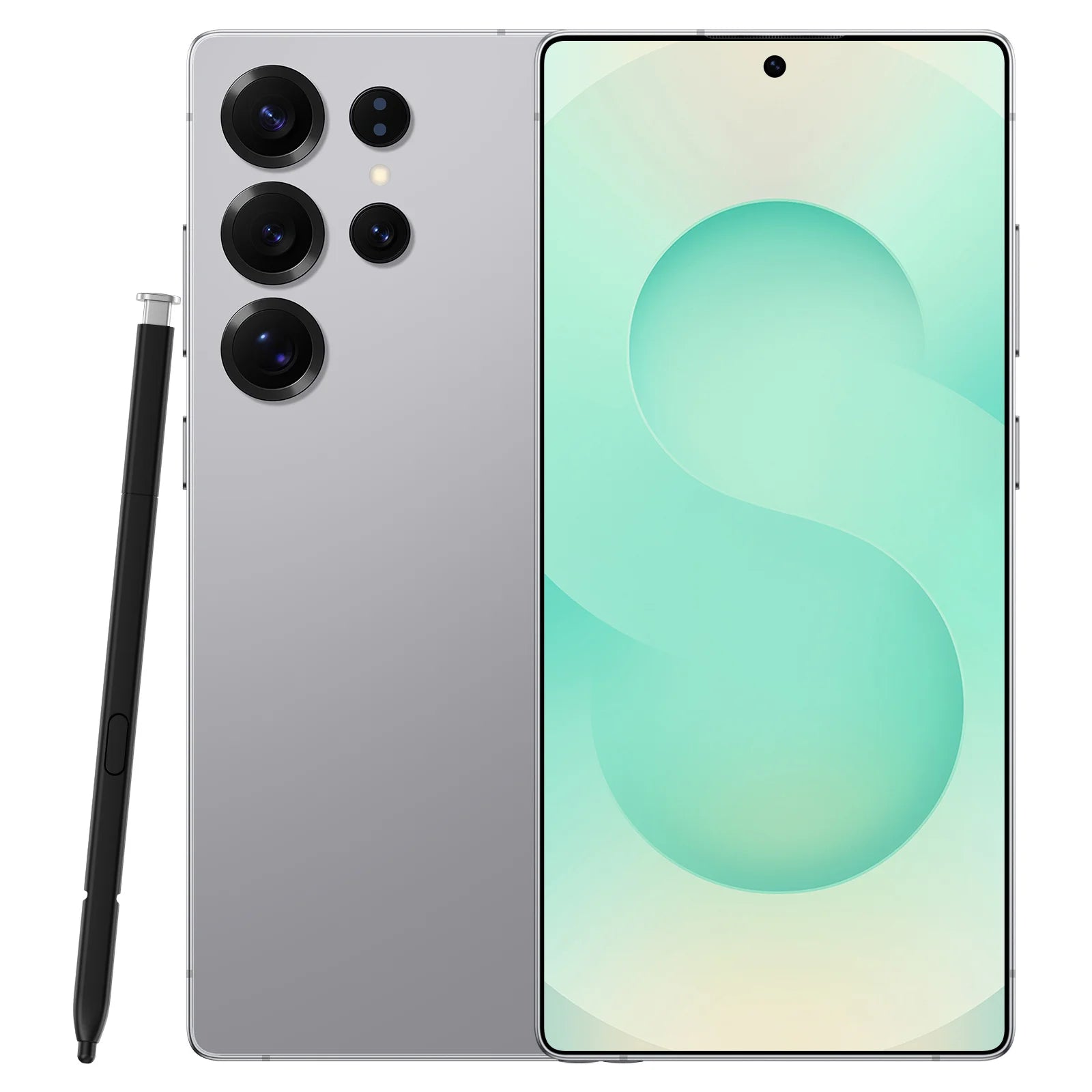 S25 Ultra 5G Smartphone 1TB 16GB RAM - High Capacity Mobile Silver 16g 1TB Tidesmit