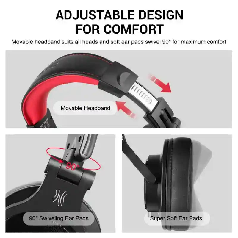 Wired Over-Ear Gaming Headset with High-Definition Microphone Tidesmit