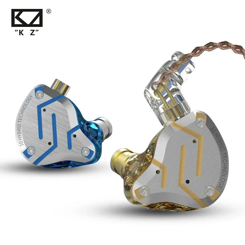 KZ ZS10 Pro 5-Driver Hybrid Hi-Fi In-Ear Monitors by Tidesmit Tidesmit