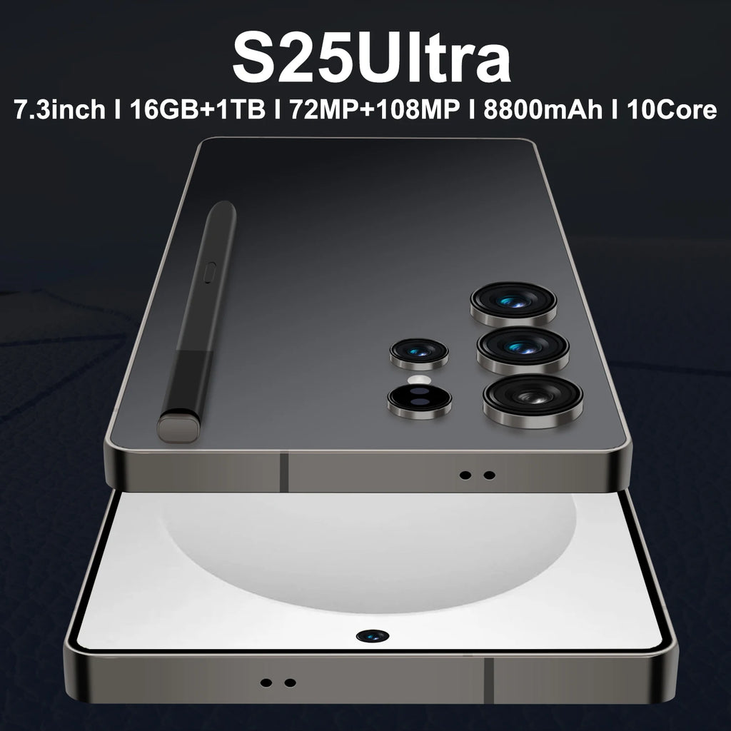Android Smartphone 7 Inch 16GB RAM 1TB Storage Dual SIM Gray Tidesmit