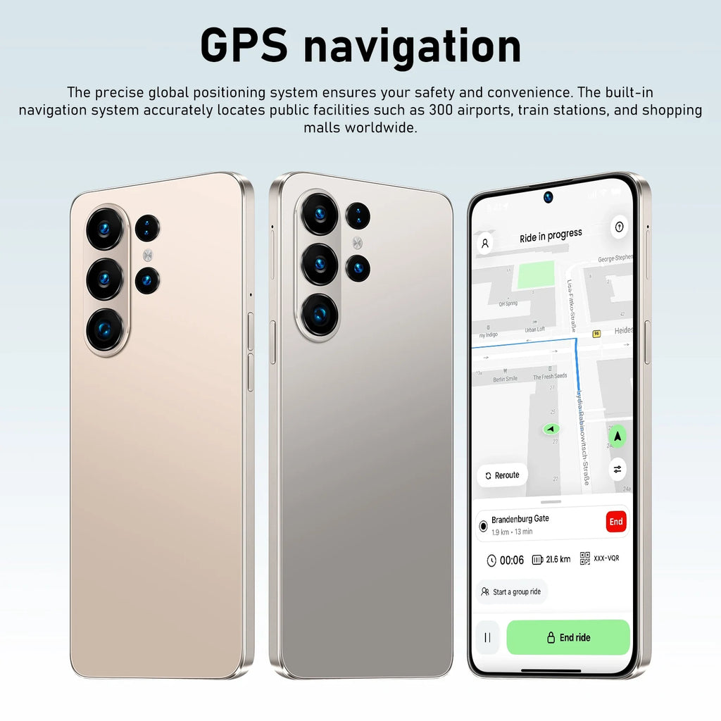 S26 Ultra 5G Smartphone: 7.3" OLED, 16GB RAM, 1TB Storage Tidesmit