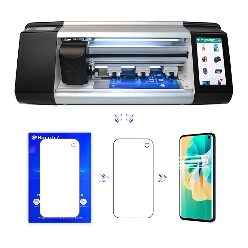 Hoenter Auto Frost Hydrogel TPU Screen Protectors Self-Repairs Mobile Phone Protective Film Hydrogel TPU Self-Repair Cutting Tidesmit