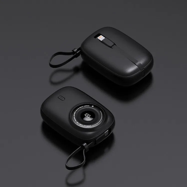 Power bank charger-22.5W Fast Charging Portable Mini Power Bank Type-C Input 10000 MAh Self-contained Cable Camera Friendly Mobile Power Supply Tidesmit