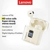 Lenovo XT56 Wireless BT 5.4 Long Battery Life Earphones Enc Noise Cancelling Gaming Earbuds HD Call Headphones With Mic XT56 Beige XT56 Tidesmit