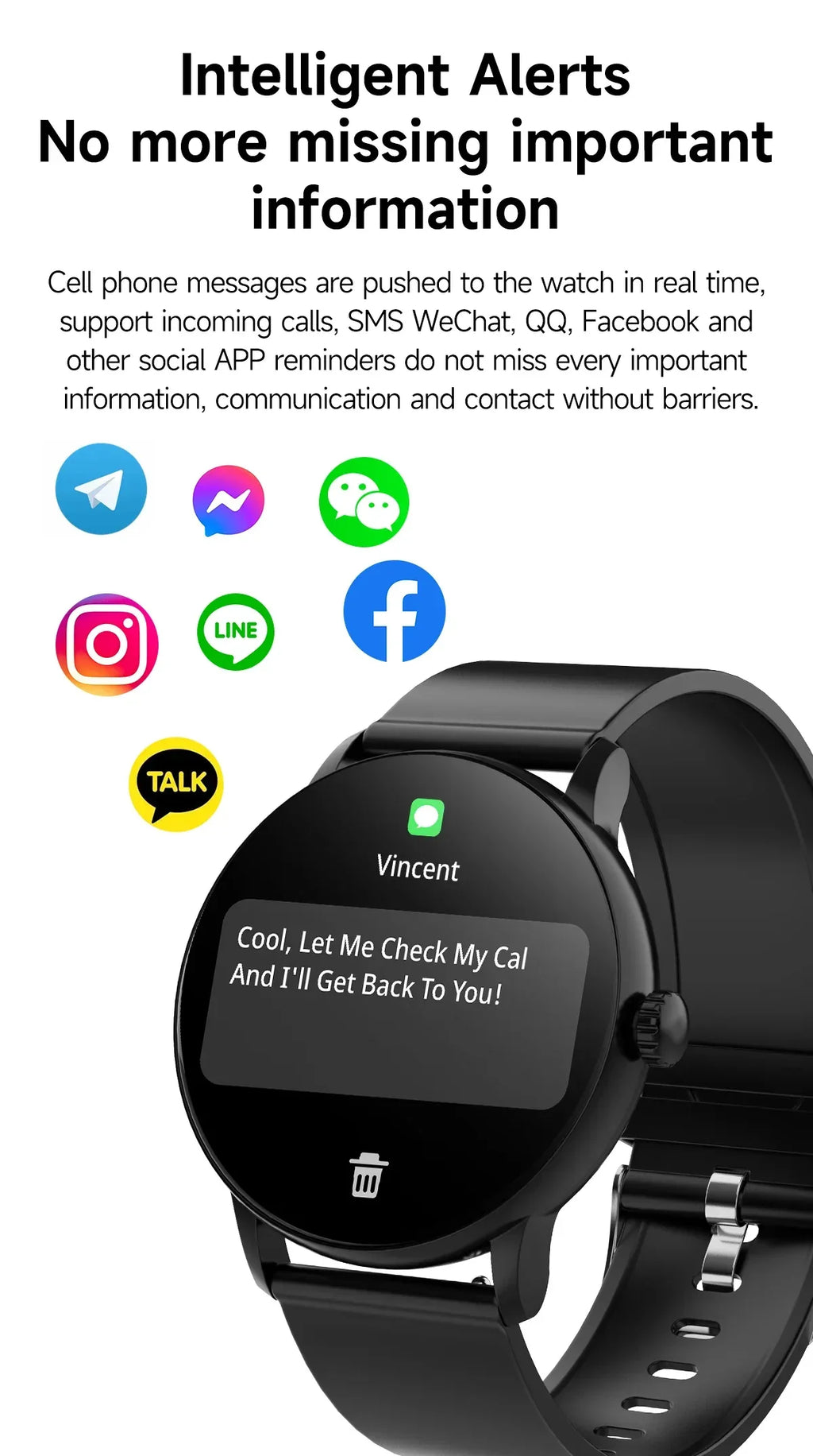 Quality Smart Watch H550 Support Customization, Call Heart Rate Sleep Monitoring Blood Oxygen Measuring Fitness Tracker - Tidesmit