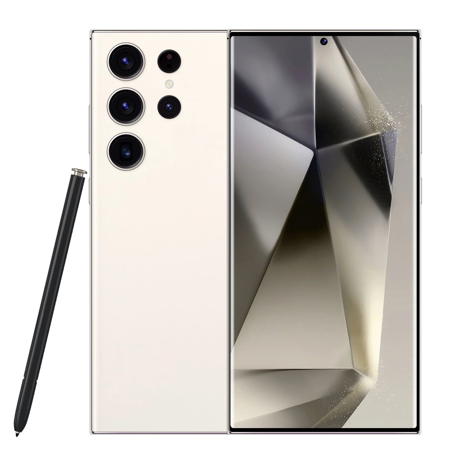 Newest Note30 Ultra Big Screen 5G Android Smart Phone 7.3-inch Water Drop Screen 16GB +1TB Fingerprint Unlocked Mobile Phone Gold 16g Tidesmit