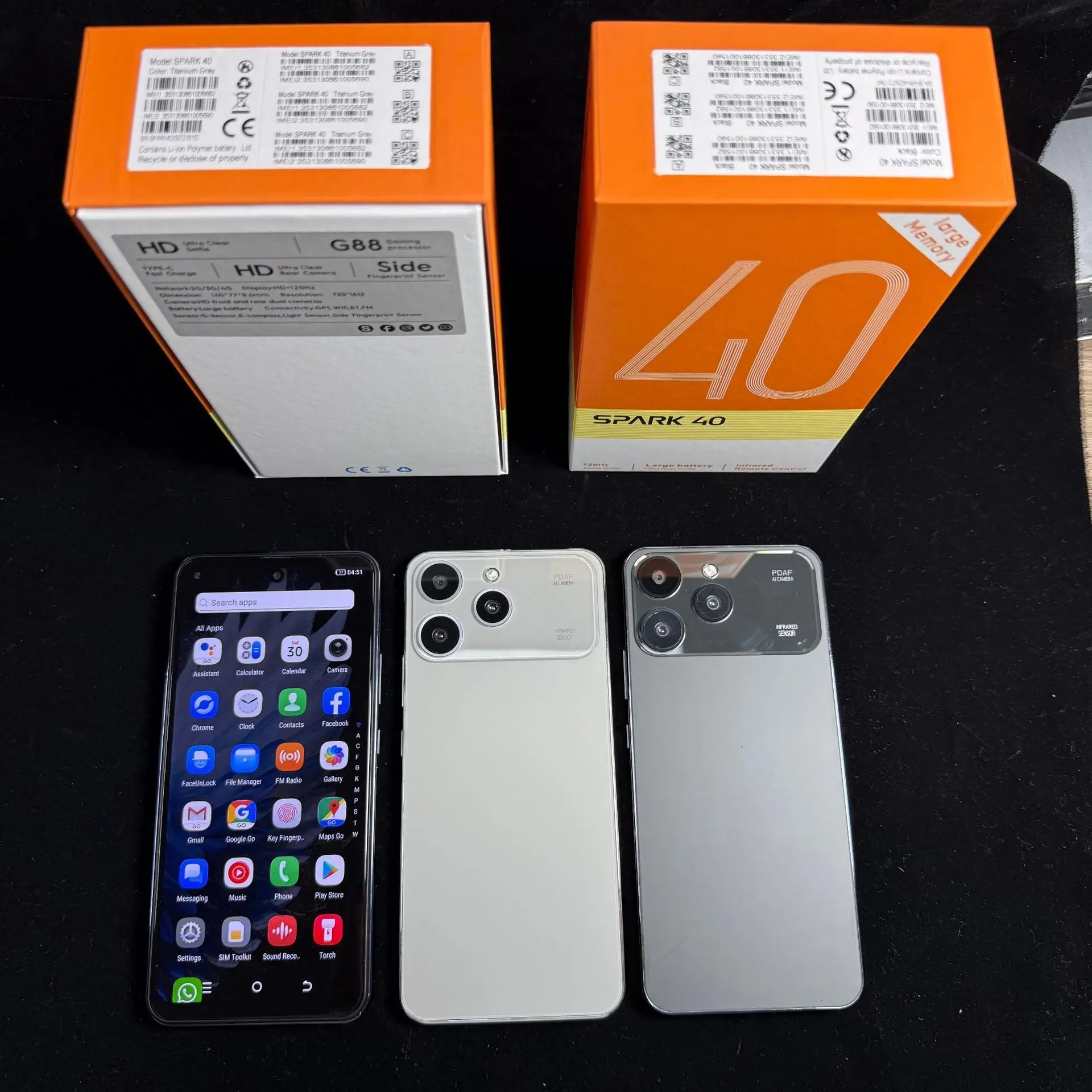 Spark 40 5G smartphone with 16GB RAM, 1TB storage, 108MP camera, and fast charging feature, gallery image 13