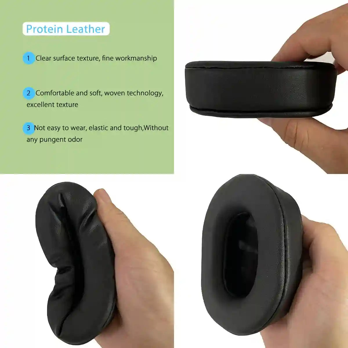 HyperX Cloud Replacement Ear Pads - Memory Foam Over-Ear Cushions Tidesmit