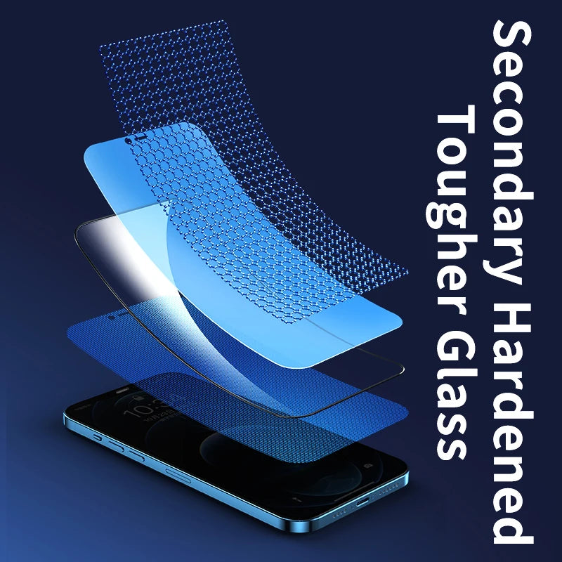 Remax Gl-53 New Full Screen Without Black Edge Ultrathin Anti-peeping Privacy Tempered Glass Screen Protector for iPhone 13 12 Tidesmit