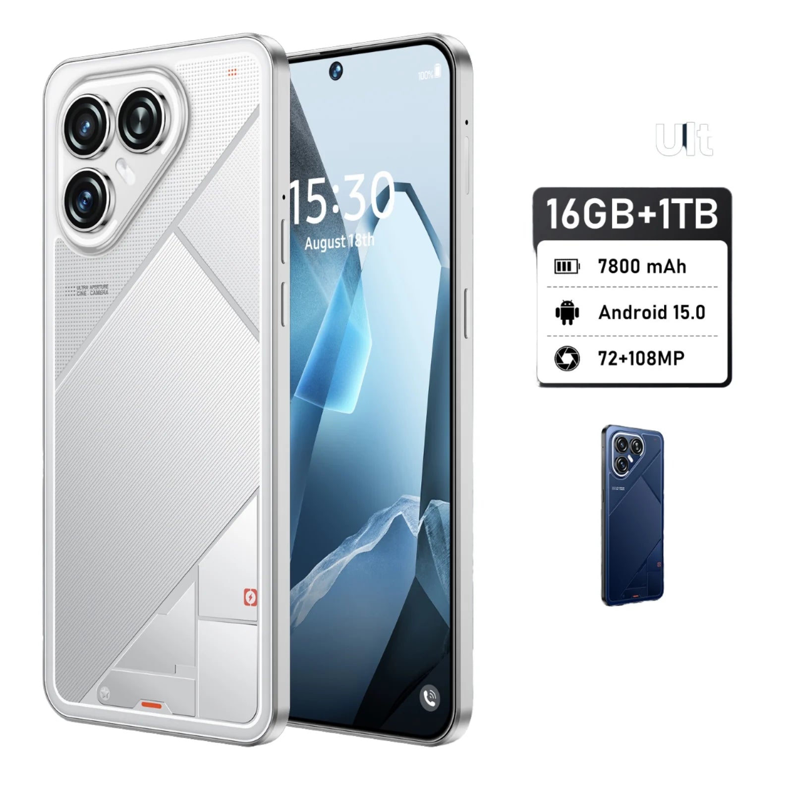 Pova 7 Ultra 5G Smartphone 16GB RAM 1TB Storage - Black Tidesmit