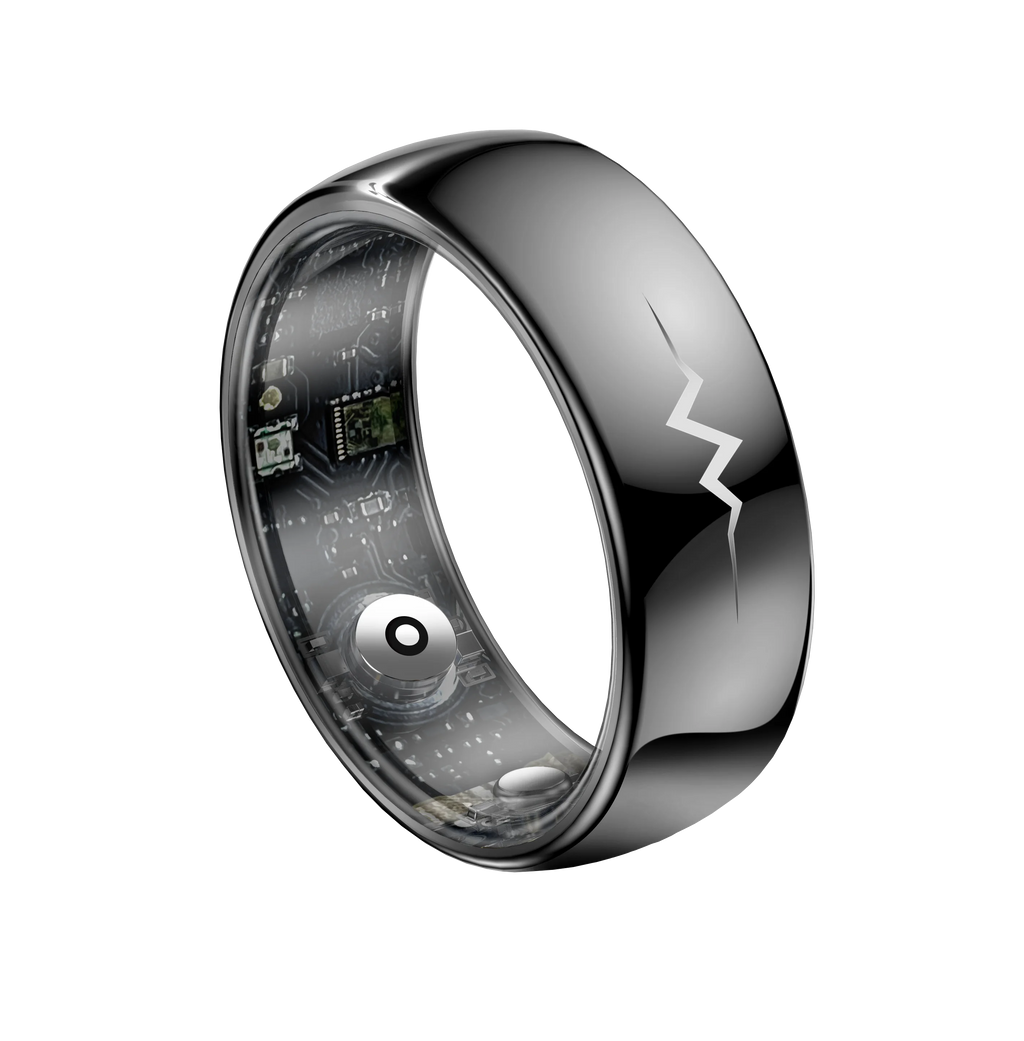 Q520 ECG Smart Ring AI Heart Analysis Non-Invasive Glucose Monitor SpO2 Fitness Tracker Best Selling Smart Ring for Adults Tidesmit
