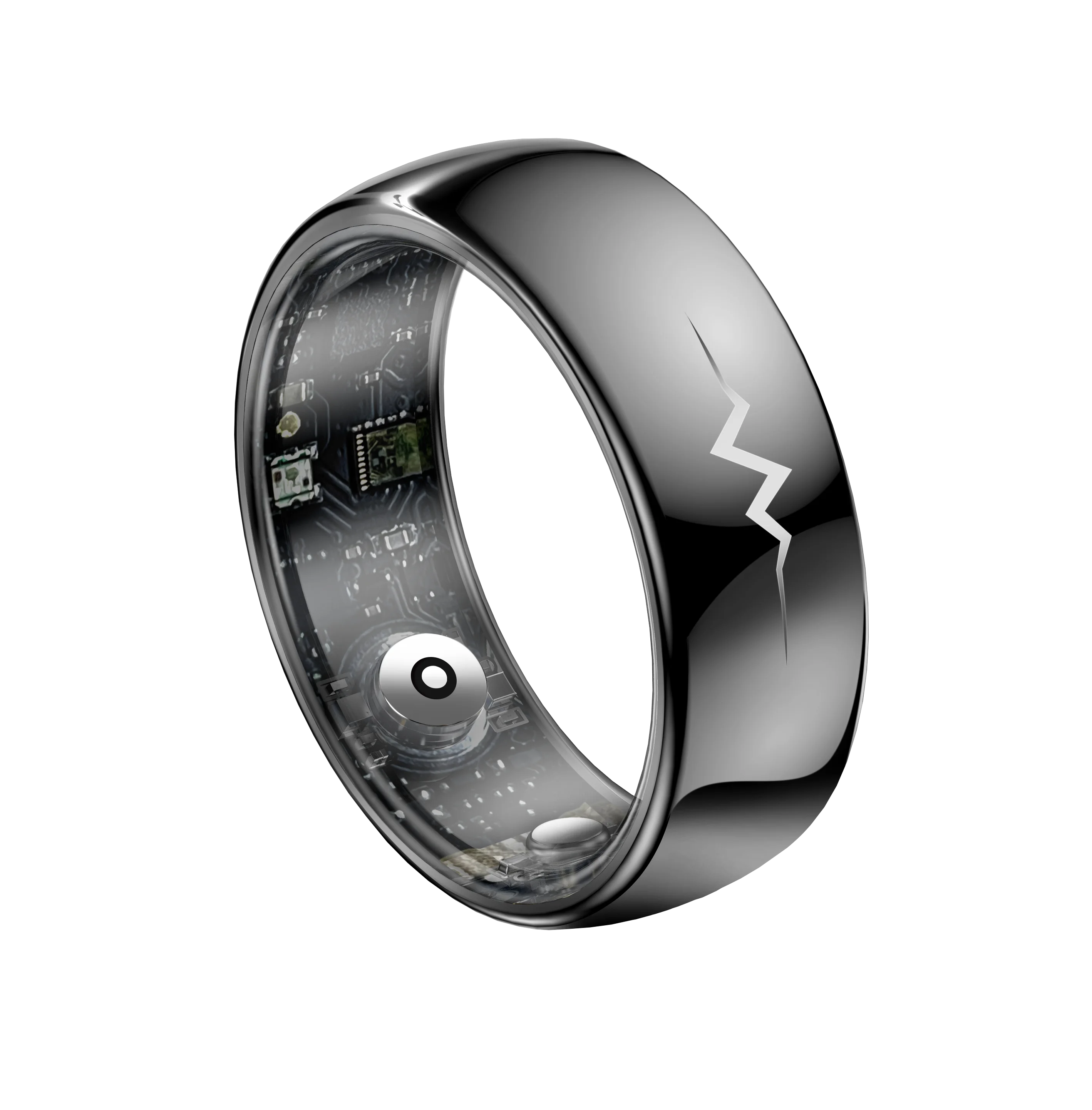 Q520 ECG Smart Ring AI Heart Analysis Non-Invasive Glucose Monitor SpO2 Fitness Tracker Best Selling Smart Ring for Adults Tidesmit
