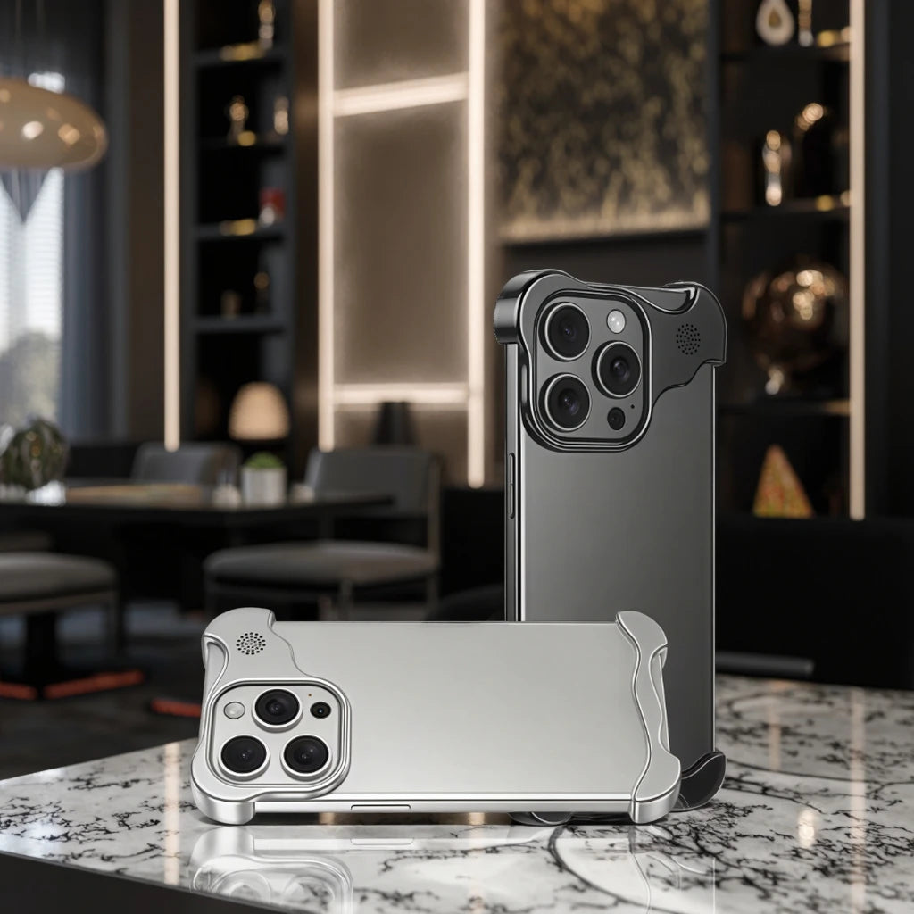 iPhone 16 Protective Shell Heat Dissipation Metal Corner Pad Screen Protector Tidesmit