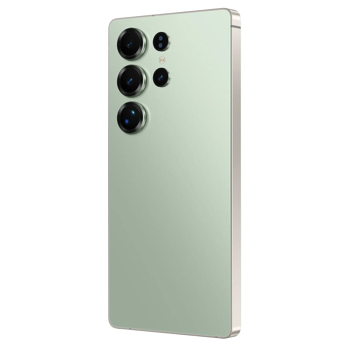 Green S25 Ultra 5G dual SIM smartphone with triple rear camera
