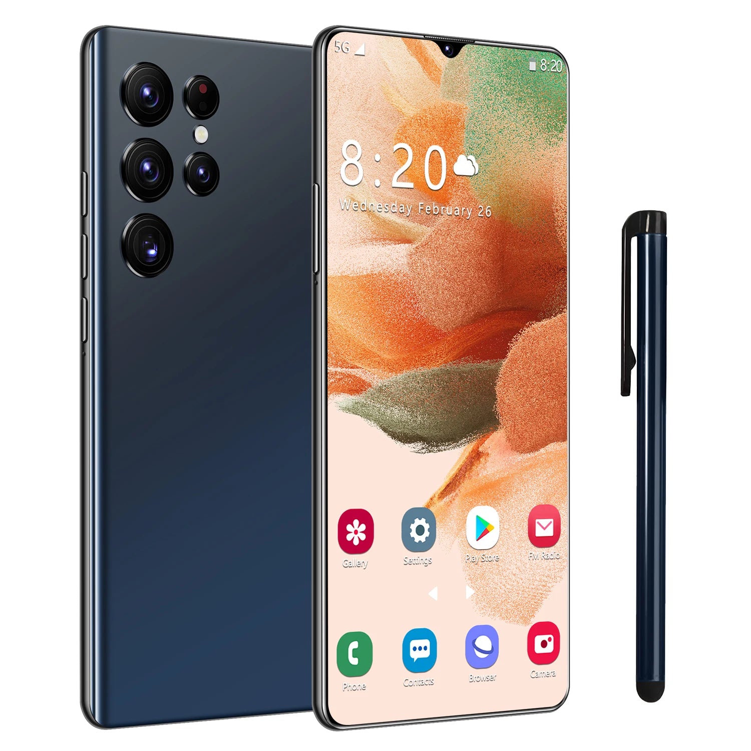 Smart Phone Low Price S23 3+32GB Phones Mobile Android Smartphone 3g 4g 5g Smartphone Smart Phones Black 3 G Tidesmit