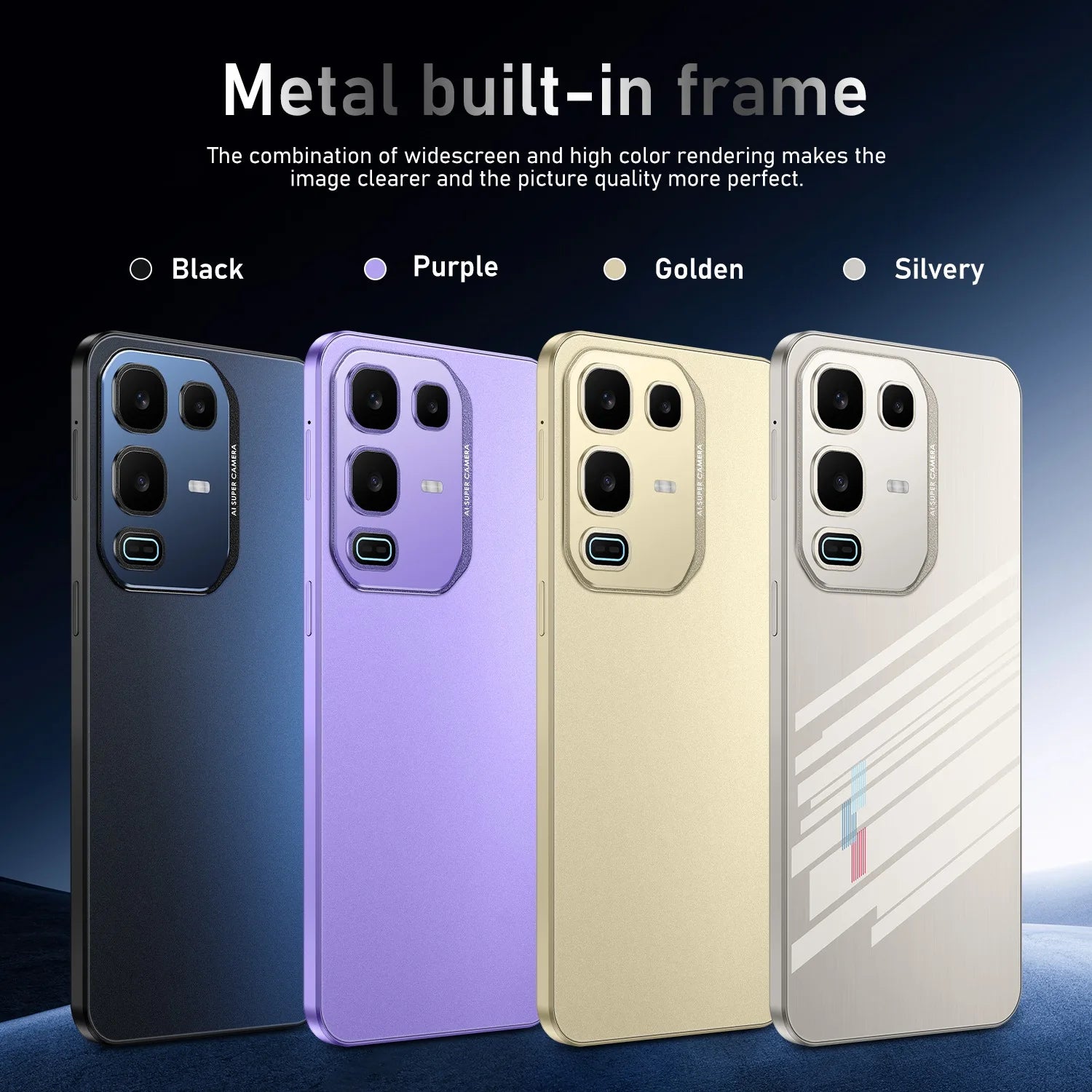 Tidesmit Note 50 Pro 5G smartphone showing sleek side profile and rear 50MP AI camera design.