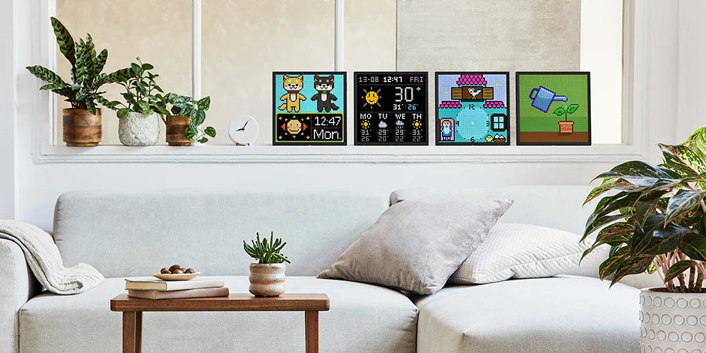 Pixel Art Display 64x64 WiFi LED Panel for Gaming Room Decor Tidesmit