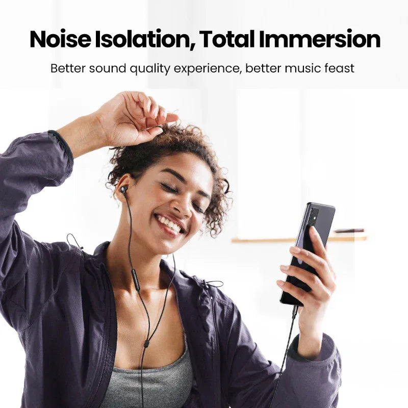 Wired Earbuds With Noise Cancelling Microphone by Tidesmit Tidesmit